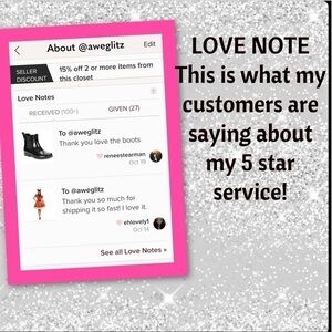 𝅺love Notes Personal Discount  Offers Offers